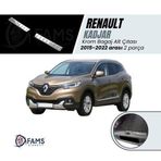 Fams Oto Aksesuar RENAULT KADJAR 2015-2022 Arası Bagaj İç Eşik Koruma 2 Prç. P.Çelik PARLAK