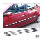 FAMS OTO AKSESUAR Renault Megane 2 Krom Cam Çıtası 2002-2009 P. Çelik (SEDAN)