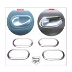FAMS OTO AKSESUAR Renault Megane 2 Krom İç Kapı Kolu Çerçeve 4 kapı 2002 - 2009 P.ÇELİK