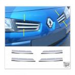 FAMS OTO AKSESUAR Renault Megane 2 Krom Ön Panjur 4 Prç. 2006-2009 P.ÇELİK