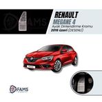 Fams Oto Aksesuar Renault Megane 4 Sedan 2016+ üzeri Uyumlu Özel Desenli Krom Ayak Dinlendirme Pedalı
