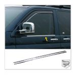 FAMS OTO AKSESUAR VW T5 Transporter Krom Cam Çıtası 2 prç. 2003-2015 P. Çelik