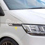 Fams Oto Aksesuar VW T6.1 TRANSPORTER 2019-2023 Arası Sinyal Çerçevesi 2 Parça Paslanmaz Çelik