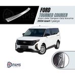 Fams Otomotiv Ford Tourneo Courier Krom Arka Tampon Üstü Koruma 2024 Üzeri Paslanmaz Çelik