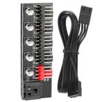 Fan Coklayici 5 Port Y Pwm Splitter 4 Pin Hub Cpu Kablo Cogaltici