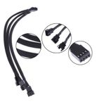Fan Çoklayıcı Y PWM Kablosu Splitter 4 pin Switch 3 pin 3