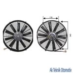 Fan Motoru 12V Universal Pervaneli 14 Inch 330Mm 504628437