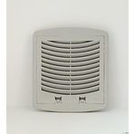 Fan, Panjur, Havalandırma Menfezi, Bej - (W:105 x H:105 mm) (Siyah)