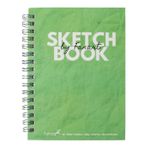 Fanart 120 gr A6 50 Yaprak Academy Sketch Book Spiralli Yeşil Eskiz Defteri