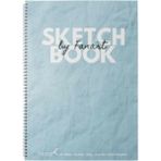 Fanart 120 gr Spiralli 50 Yaprak Academy Sketch Book A4 Turkuaz Eskiz Defteri
