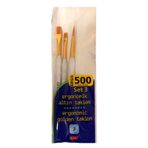 Fanart Academy 500 Seri 3'lü No:3 Fırça Seti