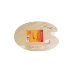 Fanart Mdf Ahşap Oval Palet 20X30x0.3 Cm