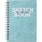 Fanart Sketch Book Eskiz Defteri A5 Spiralli 120 gr Beyaz Kağıt- Turkuaz