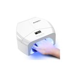 Fanatic 72W UV LED Tırnak Lambası 57 LED Işık Kalıcı Oje Jel Kurutucu Lamba L8A