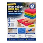 Fanatik 4 Adet 30 X 30 Cm Mikrofiber Cam Ve Ayna Temizlik Bezi İz Bırakmaz