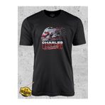 FANBOX SHOP Charles Leclerc Kask Parlayan Vizör Baskılı T-shirt