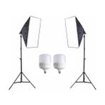 Fancier Softbox 50X70CM Tek Duyulu 2 Li Sürekli Işık Kit 100W