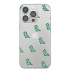 Fancy Case iPhone 13 Pro Max Kılıfı (6,7 inç) - Komik Dinozor Tasarımı Sevimli Karikatür Hayvan Desenli Esnek TPU Koruyucu Şeffaf Kılıf iPhone 13 Pro Max (Dinozor Tarzı) ile Uyumlu
