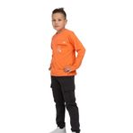 Fancy Kids Antalya Erkek Çocuk Baskılı Turuncu Sweatshirt – Pamuklu, Rahat ve Esnek Kumaş (Turuncu, 4-5 Yaş)