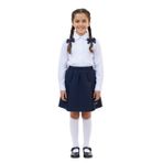 Fancy Kids Antalya Kız Çocuk Okul Etek Lacivert (Lacivert, 6-7 Yaş)