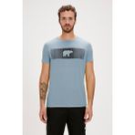 Fancy T-Shirt Element Mavi 3D Baskılı Erkek Tişört - 2XL - Açık Mavi