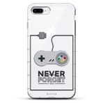 FANDOM: Never Forget Nintendo | Luxendary Air Serisi Şeffaf Silikon Kılıf 3D Baskılı Tasarım ve Hava Cepli Yastık Tamponu iPhone 8/7 Plus için