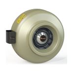 Fanex 10 Cm Çapında Lkt 100-B 3000 D/D 230 V Monofaze Geriye Eğimli Yuvarlak Kanal Tipi Radyal Fan