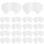 Fangxuee 50 Adet Peel Off Lens Kapağı Kalkan Kapağı Solunum Maskesi Koruyucu Kapak 6885, 6000, 6700, 6800 Serisi için Uyumlu