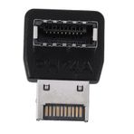 Fangxuee Bilgisayar Anakart Tip-E USB 3.1 Tip-E Arayüzü 90 Derece Direksiyon Dirsek Ön Tip-C Takılı Adaptör (PH74A)