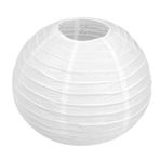 Fangxuee Düğün için 1 x Çin Japon Kağıt Fener Abajur 40 cm (16 inç) Kremsi beyaz