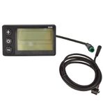 Fangxuee S866 Elektrikli Bisiklet LCD Ekran Elektrikli Scooter Ekran Metre Su Geçirmez Fiş ve Su Geçirmez Hat ile Paneli