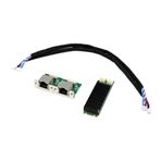 Fangxuee ST7465 M.2 B+M I226-T2 Endüstriyel Sınıf 2.5G Gigabit Ethernet Kartı I225V PCIE Çift Elektrik Bağlantı Noktası Ağ Kartı