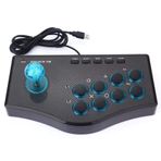 Fangxuee Wired Game Controller Game Rocker USB Arcade Joystick USBF Stick for Computer PC Gamepad Gaming Console