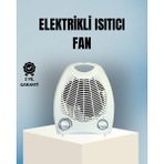 Fanlı Elektrikli Isıtıcı – 3 Kademeli Isı Ayarı ve Güvenli Kullanım - KR0025-5MUCD6