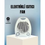 Fanlı Elektrikli Isıtıcı – 3 Kademeli Isı Ayarı ve Güvenli Kullanım Nemere - 1 W