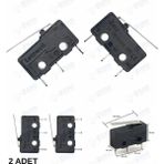 Fano (2Adet) Micro Switch Iğne (Pcb) Bacak Paletli 3A/250VAC KW12 - 1 Çift
