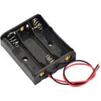 Fano Elektronik 2'li IC-233D Pil Yuvası Yan Yana 3'lü ( AA )