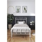 FANO Paris Ferforje Karyola Beyaz Tek Kişilik Metal Yatak 90x190, 90x200, 100x200, 120x190, 120x200