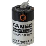Fanso ER14250H 3.6 V 1/2 AA 2 Pın Kısa Lityum Pil