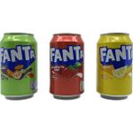 Fanta Limon - Tropik Meyve - Çilek & Kivi Aromalı Gazlı Içecek 3'lü Set