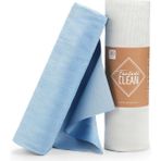 Fantasti Clean Rulo Mikrofiber Cam Bezi 30x40 cm 20 Yapraklı Mavi