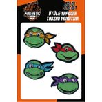 Fantastic 4'lü Ninja Kaplumbağalar Arma Seti - Ütüyle Yapışan Nakışlı Yama Patch - Leonardo, Raphael, Michelangelo, Donatello