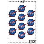 FANTASTIC ARMA 10'lu Paket Ütü Ile Yapışan Dokuma Arma Patch Yama Nasa Modeli