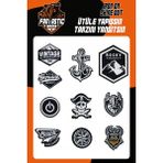 Fantastıc Arma Ütü Ile Yapışan Dokuma Arma Seti Patch Yama Denizci, Korsan Modeli