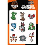 FANTASTIC ARMA Ütü Ile Yapışan Dokuma Arma Seti Patch Yama Timsah, Eşek, Renkli Hayvanlar Modeli