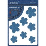 FANTASTIC ARMA Ütü Ile Yapışan Kot Arma Patch Kot Yaması, Denim Jeans Onarım & Dekoratif amaçlı Çiçek (Açık Mavi)