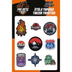 Fantastic Ütü Ile Yapışan Dokuma Arma Seti Patch Kamp, Kampçı, Dağ, Doğa Modeli