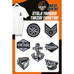 Fantastic Ütü Ile Yapışan Dokuma Arma Seti Patch Yama Denizci/beach Modeli