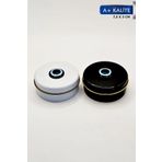 FANTASTİK SANAT ATÖLYESİ 2'li Metal Teneke Dekoratif Mum Sabun Takı Aksesuar Hediyelik Saklama Kutusu - 7,5 Cm x 3 Cm