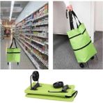 Fantastik Store Alışveriş Çantası Katlanabilir Pazar Arabası Tekerlekli Pazar Arabası Katlanabilir - Lisinya
